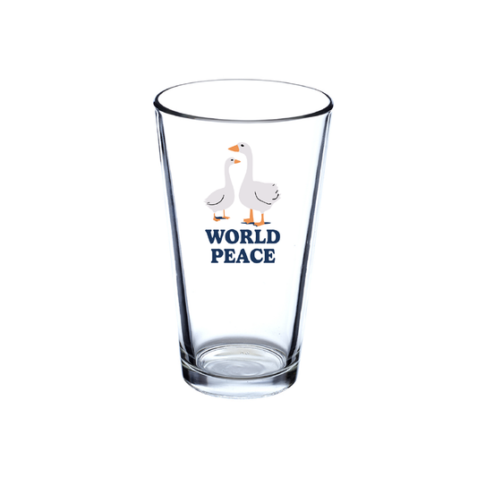 ALL IN World Peace Pint Glass