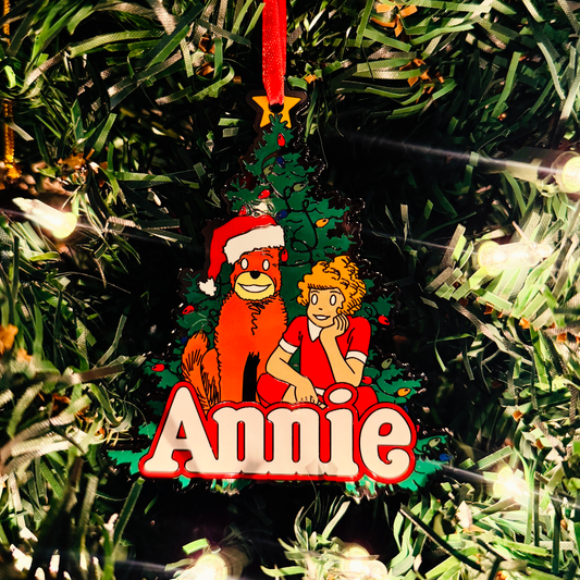 ANNIE Enamel Ornament