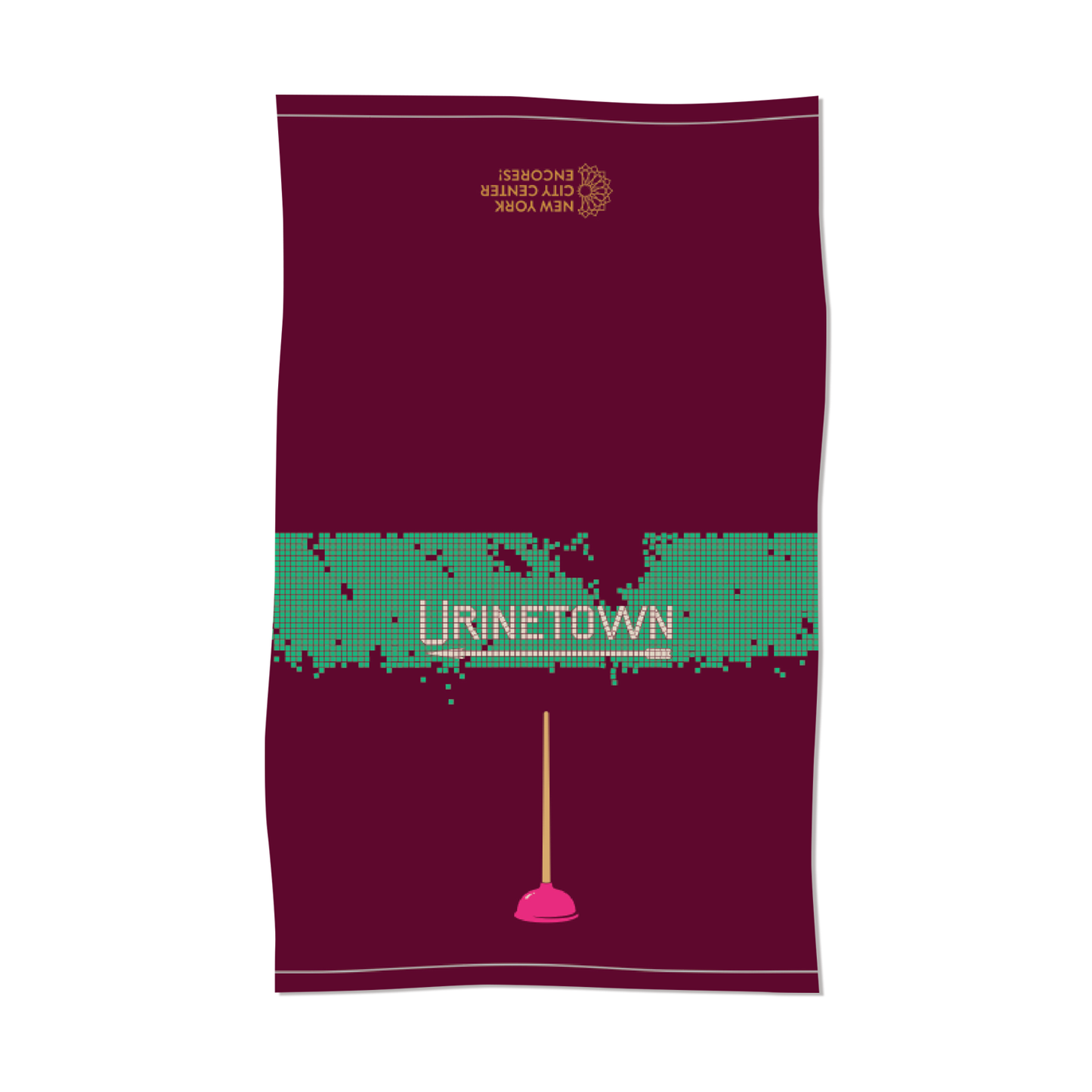 CITY CENTER Urinetown Hand Towel