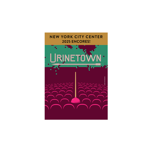 CITY CENTER Urinetown Logo Button Magnet