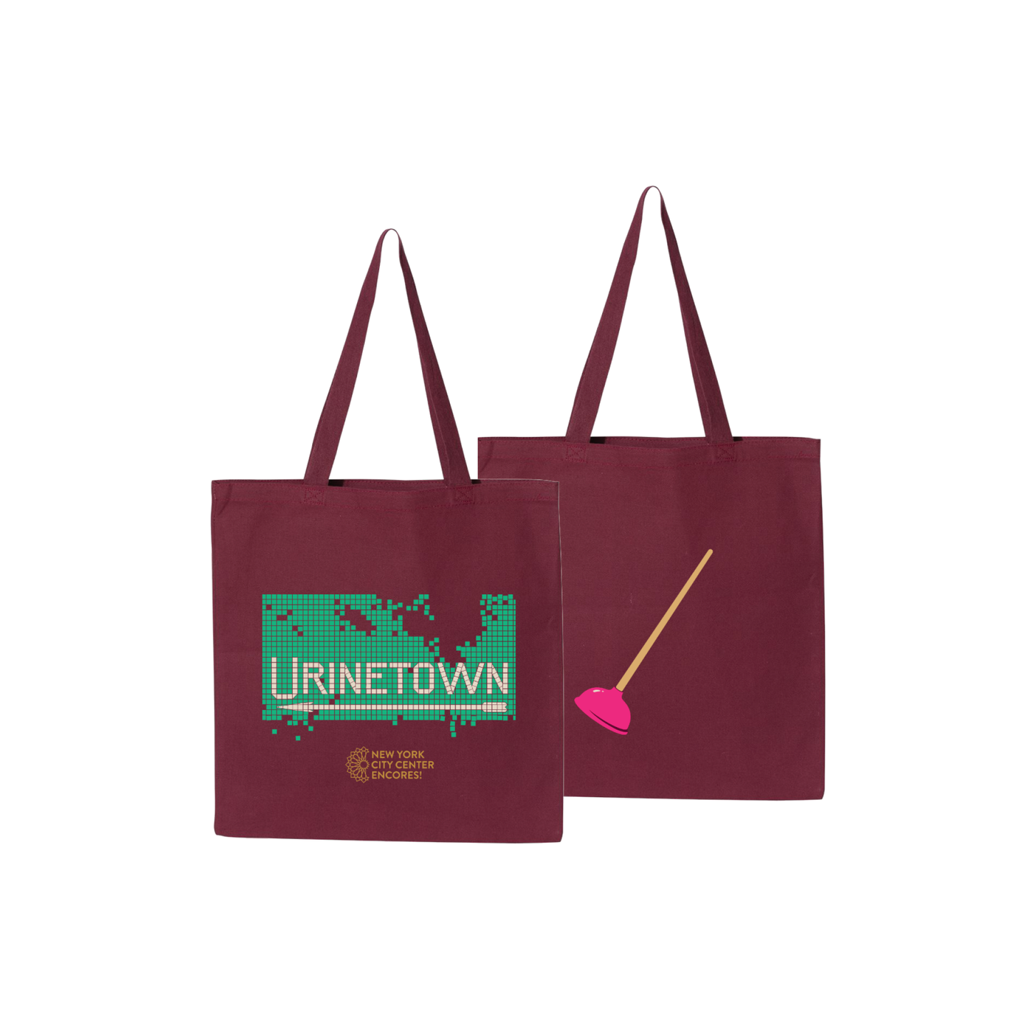 CITY CENTER Urinetown Plunger Tote