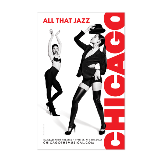 CHICAGO All That Jazz WIndowcard