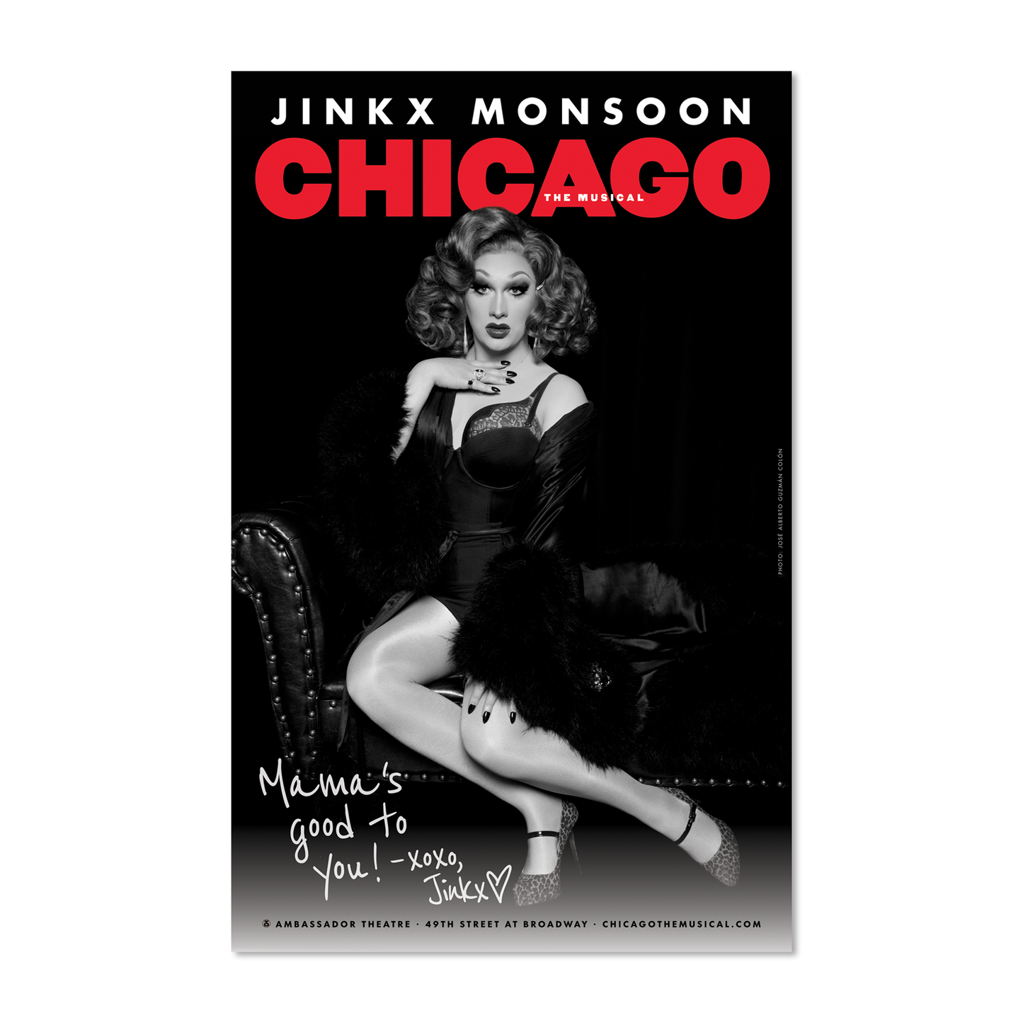 CHICAGO XOXO Jinkx Windowcard