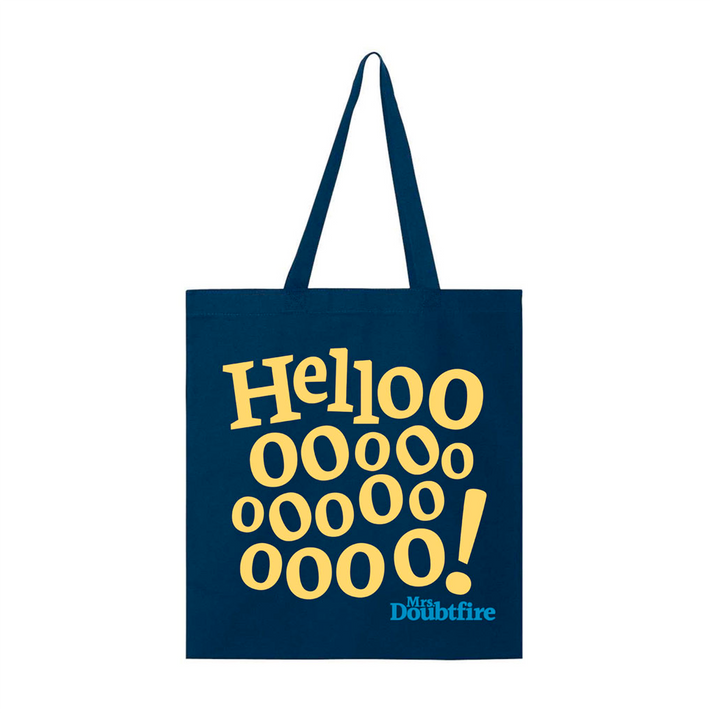 MRS DOUBTFIRE HELLO TOTE – Broadway Merchandise Shop by Creative Goods