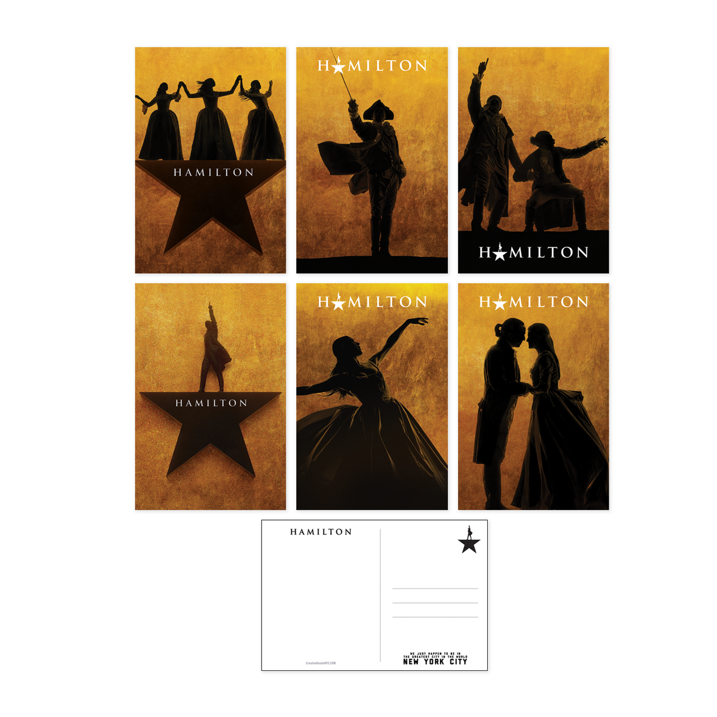 HAMILTON Postcard Set