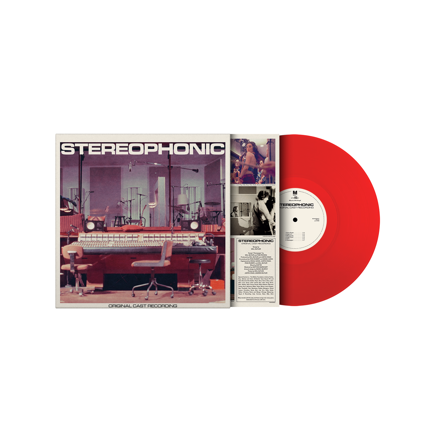 STEREOPHONIC Original Broadway Cast Recording Vinyl Red