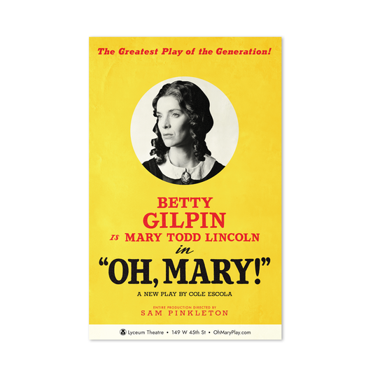 OH MARY! Betty Gilpin Windowcard