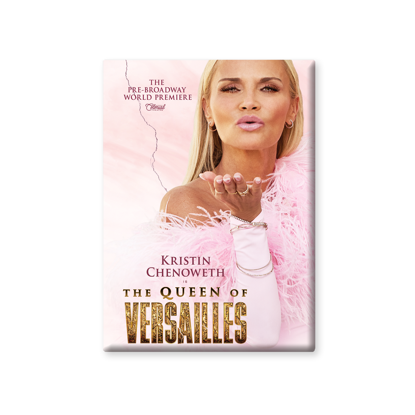 QUEEN OF VERSAILLES Button Magnet