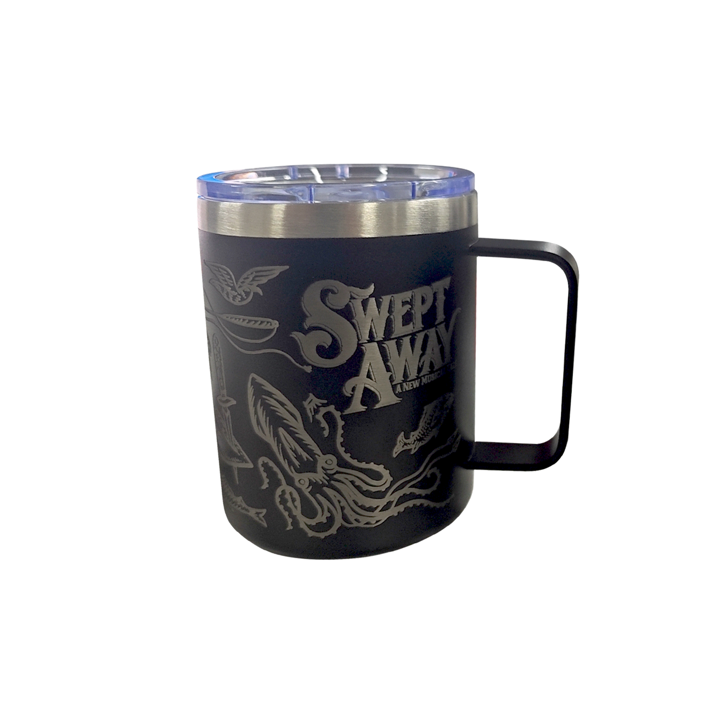 SWEPT AWAY Illustrated Camper Mug