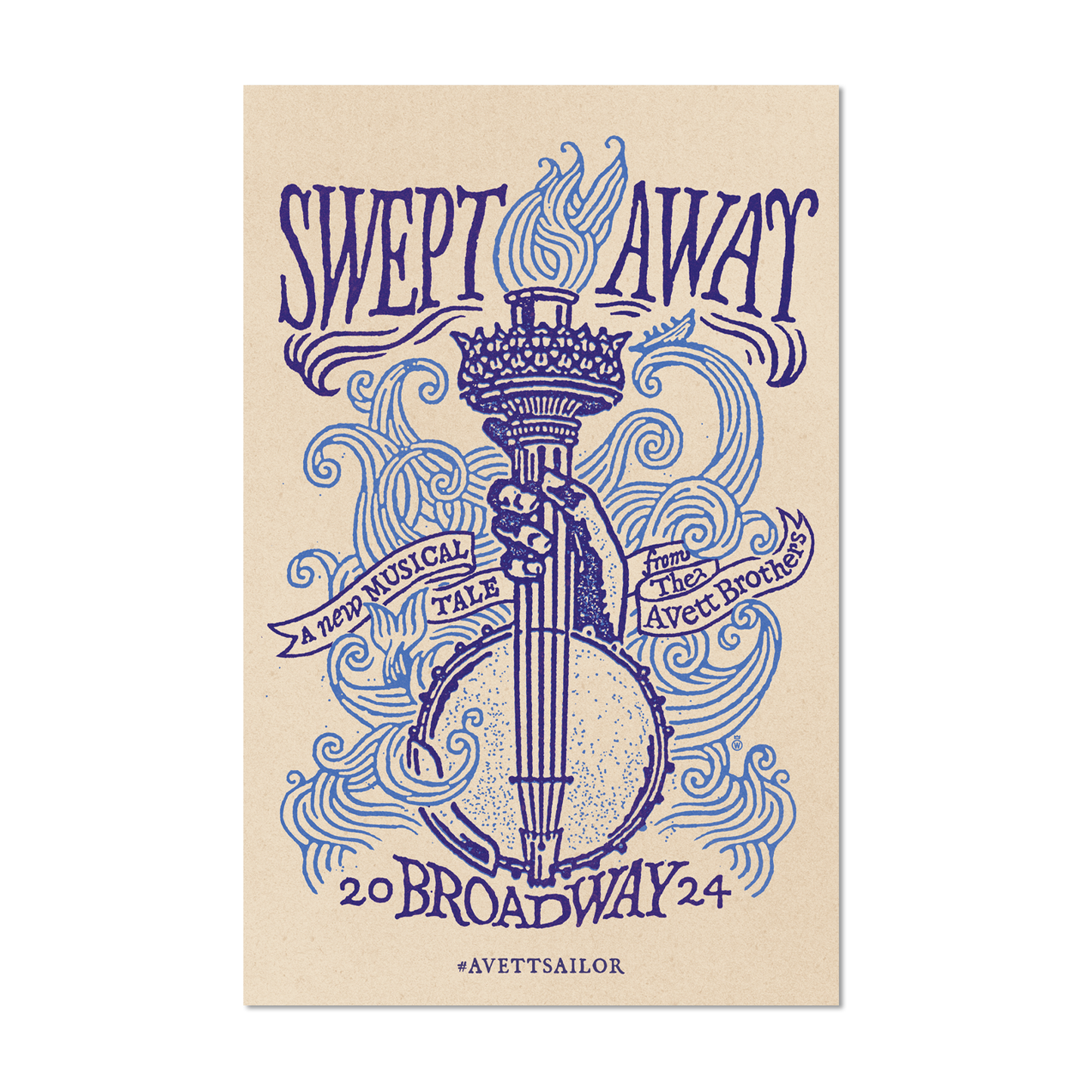 SWEPT AWAY Broadway 2024 Print