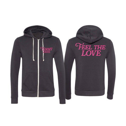 TAMMY FAYE Feel The Love Zip Hoodie