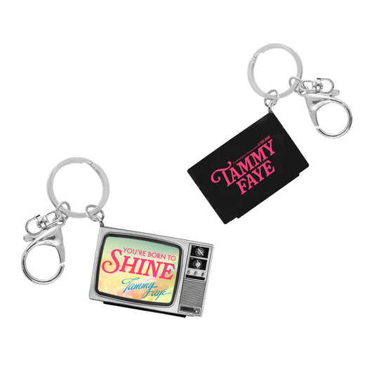 TAMMY FAYE Born To Shine TV Keychain