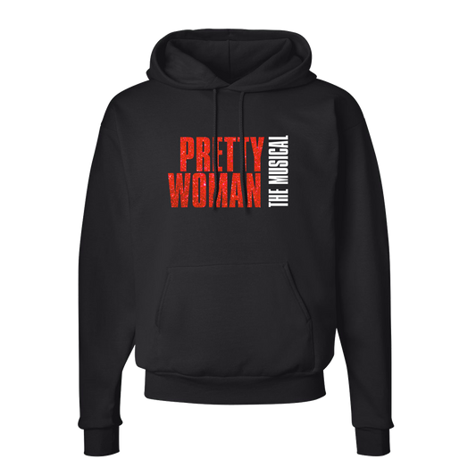 PRETTY WOMAN Logo Pullover Hoodie - Black