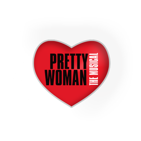 PRETTY WOMAN Logo Heart Lapel Pin